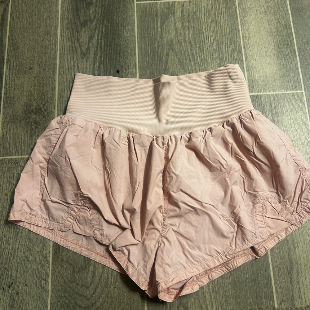 Pink Lily Blush Athletic Shorts